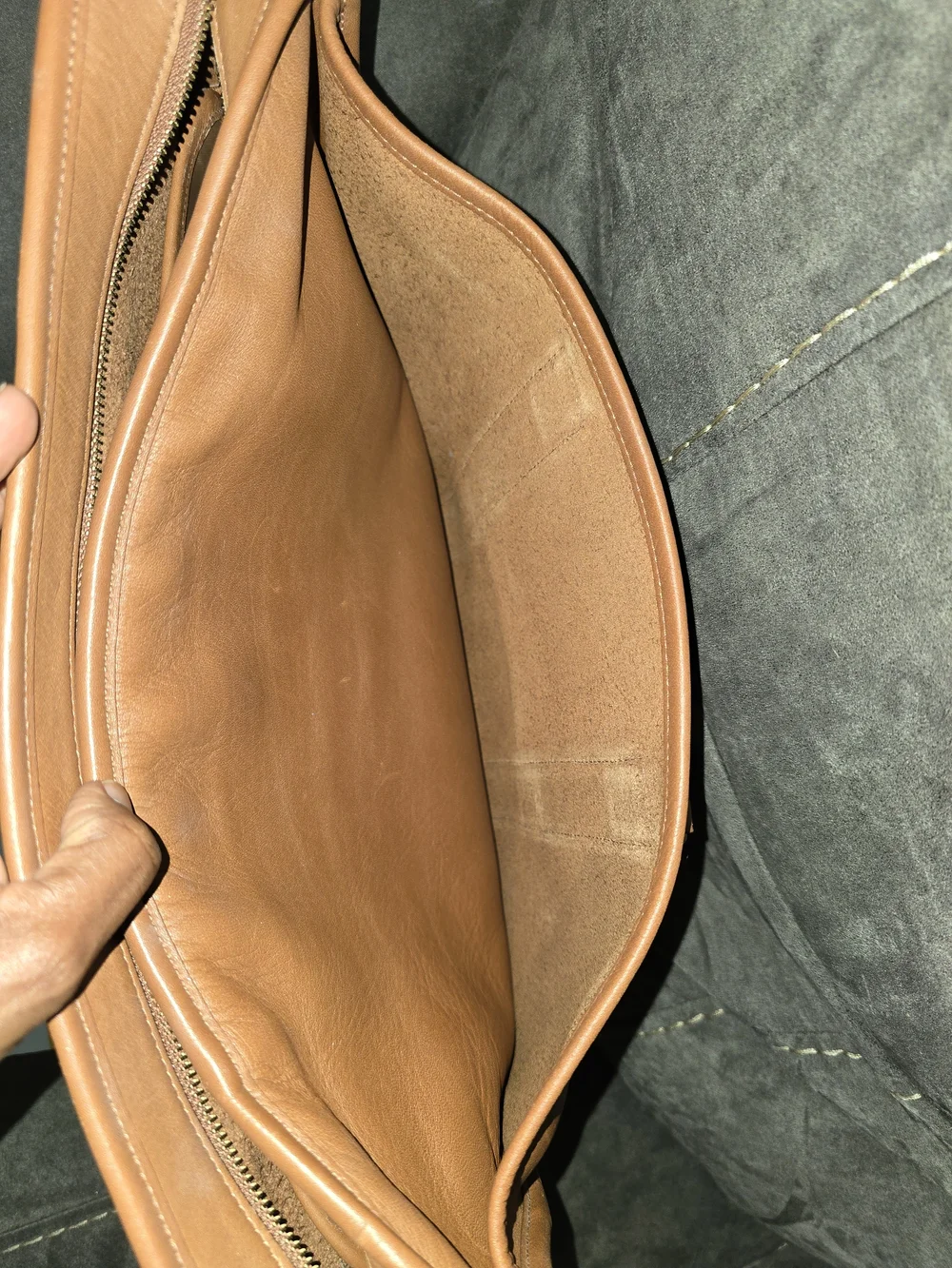 NWOT Old Coach 5296 Brown Leatger Shoulder Bag